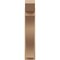 Ekena Millwork 8-in W x 28-in D x 40-in H Funston Slat Rough Cedar Woodgrain TimberThane Outlooker, Primed Tan OUTUR080X28X40FST24RCPR - alternate 5